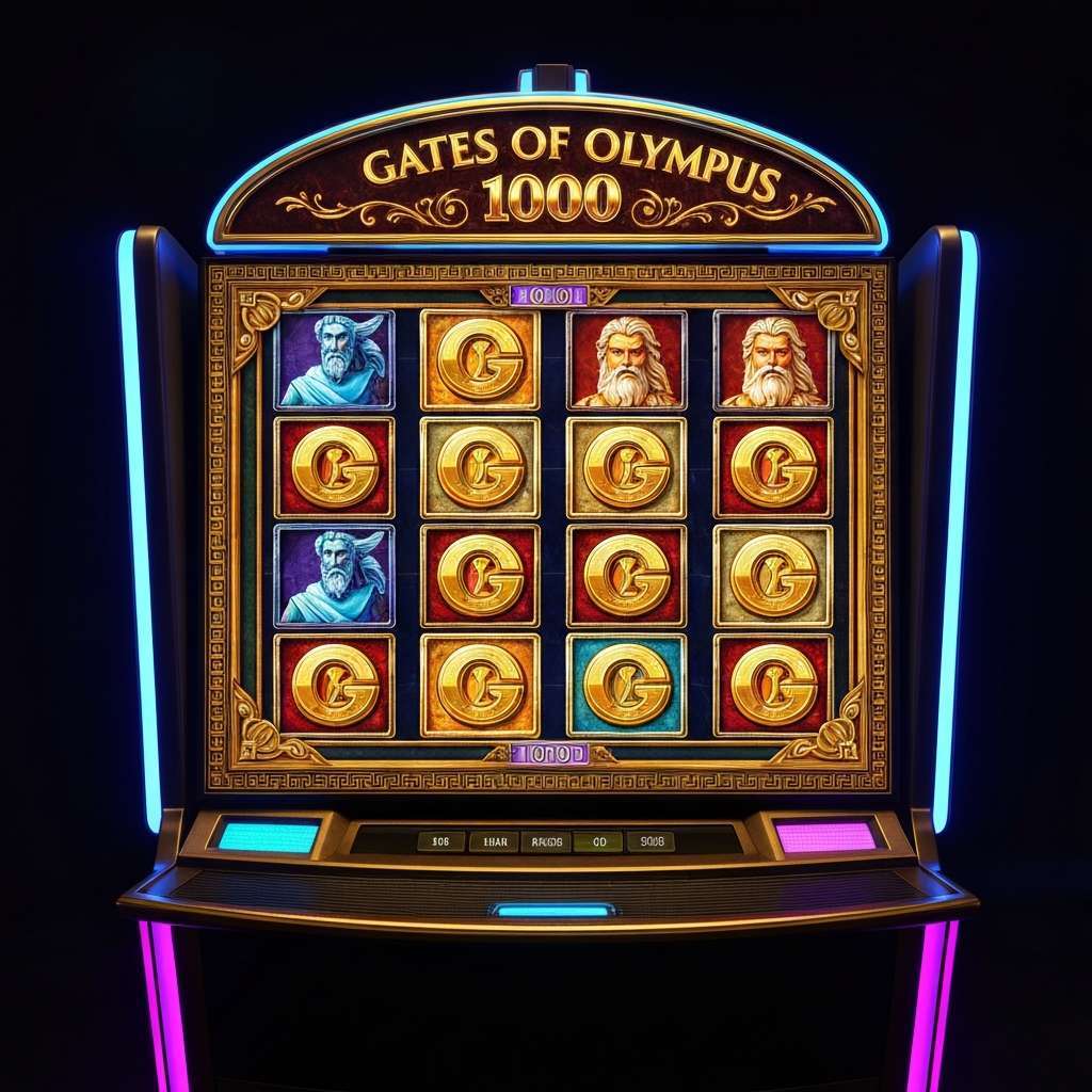 Gates of Olympus 1000 Casinò affollato con persone che giocano alle slot machine